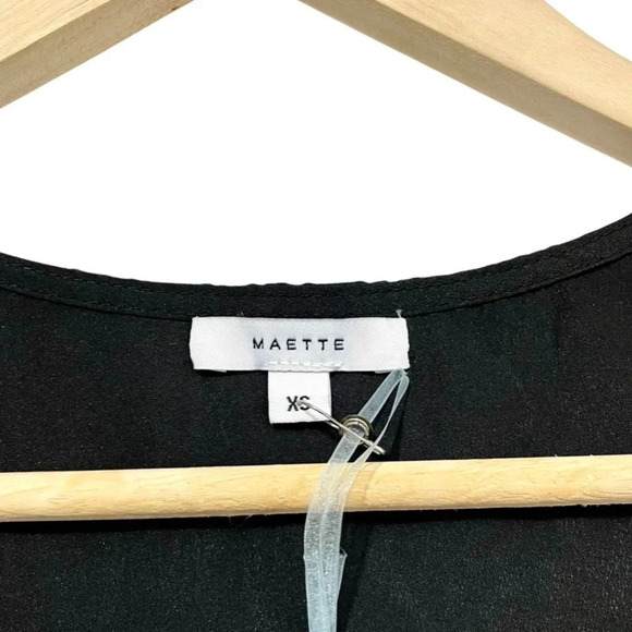 NWT Maette x Stella & Dot Aviva Sleeveless Fringe Hem Blouse - Picture 3 of 5